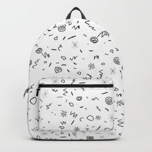 black-and-white-geometrical-pattern-backpacks